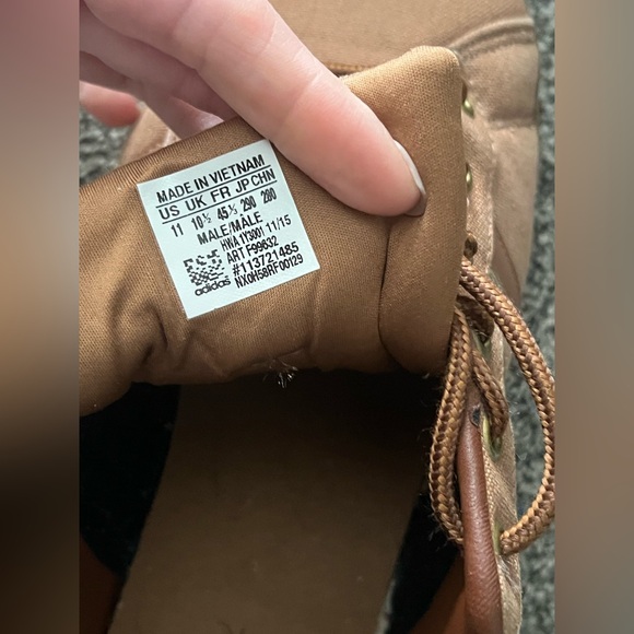 Adidas Neo Daily Men's Skateboarding Brown Sneakers - Picture 3 of 4